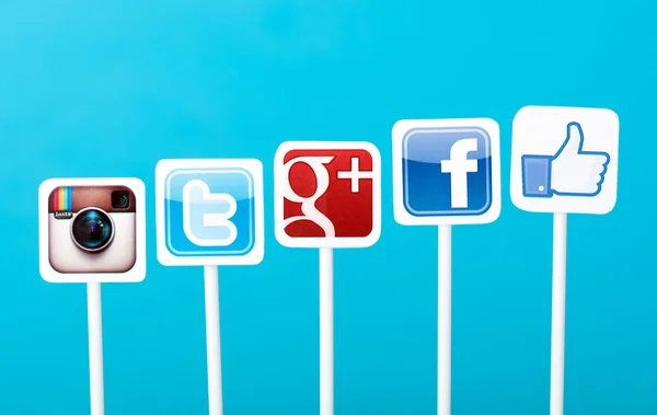 Concetto di Social Media Marketing — Foto Stock
