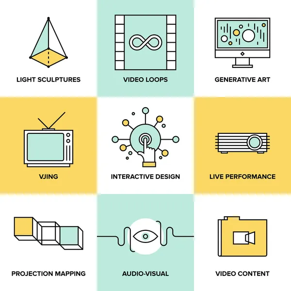 361 Audio visual icons Vector Images, Audio visual icons Illustrations ...