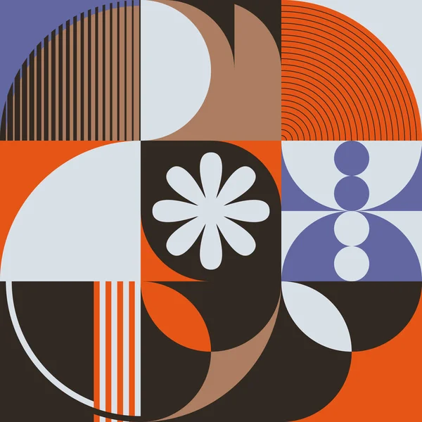Poster, kapak, sanat, sunum, baskı, kumaş, duvar kağıdı vs. için soyut figürler ve cesur geometrik şekillerle yapılmış postmodern estetik sanatlarından esinlenilmiş soyut desenli grafik tasarımı.