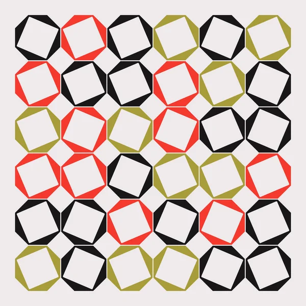 Геометричні Абстрактні Векторні Малюнки Зроблені Різними Геометричними Формами Елементами Дизайн — стоковий вектор