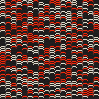 Tekrarlayan geometri şekilleri ve elementlerle yapılmış kusursuz soyut vektör desenli sanat eserleri. Poster, kapak, resim, sunum, baskı, kumaş, duvar kâğıdı vs. için geometrik tasarım grafikleri.