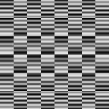 Dijital geçiş efektli soyut monokrom vektör grafikleri. Çarpık geometrik şekiller, rastgele biçimler ve siyah-beyaz renklerle oluşturulmuş acımasız gelecekçi desen. 
