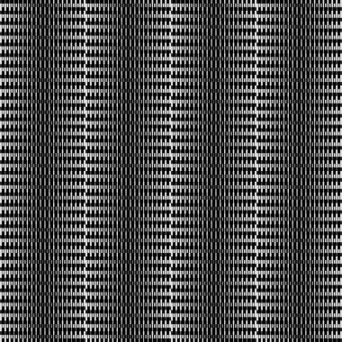 Dijital geçiş efektli soyut monokrom vektör grafikleri. Çarpık geometrik şekiller, rastgele biçimler ve siyah-beyaz renklerle oluşturulmuş acımasız gelecekçi desen. 