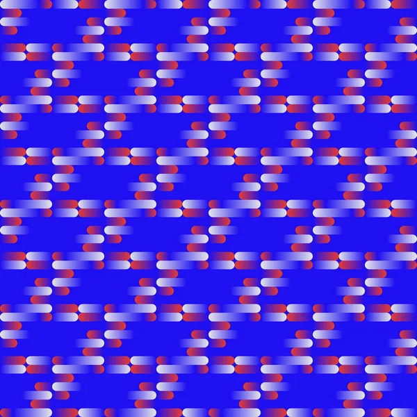 Kleurrijke Abstracte Vector Patroon Artwork Gemaakt Met Verschillende Geometrische Vormen — Stockvector