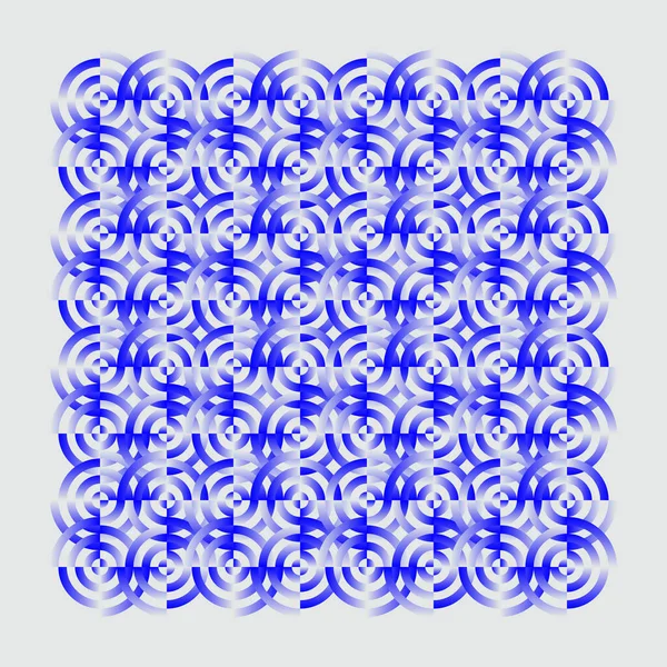 Абстрактний Векторний Візерунок Художній Малюнок Зроблений Різними Геометричними Формами Елементами — стоковий вектор
