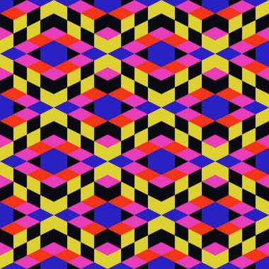 Neo-Geo vektör desenli grafik çizimleri soyut modernist estetik tasarımından esinlenilmiştir. Poster, kapak, sanat, sunum, baskı, kumaş, duvar kağıdı vs. için modern geometrik kolaj.