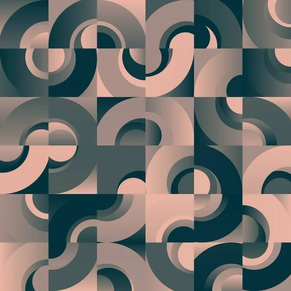 Motif Graphique Collage Numérique Réalisé Avec Des Formes Abstraites Vectorielles — Image vectorielle