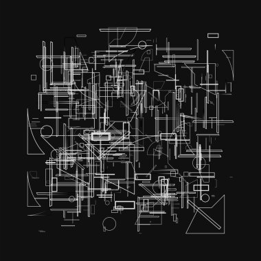 Brutalist Art soyut geometrik şekiller ve kalın formlarla yapılmış vektör desenleri esinlenmiştir. Poster, kapak, sanat, sunum, baskı, kumaş, duvar kağıdı ve benzeri dijital grafik tasarımı.
