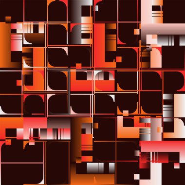 Bauhaus, taşıyıcı tasarım elementleri ve poster, kapak, sanat, sunum, baskı, kumaş, duvar kağıdı vb. için kalın geometrik şekillerle yapılan soyut sanat eserlerinden ilham almıştır..