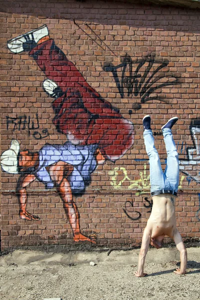 Handstand — Stockfoto