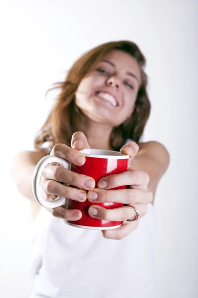 Offering coffe — Stock Photo, Image