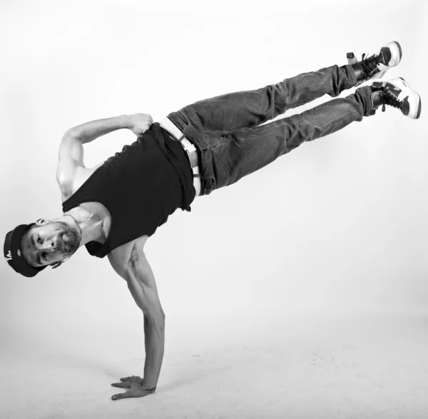 Bboy hand stand — Stock Photo, Image