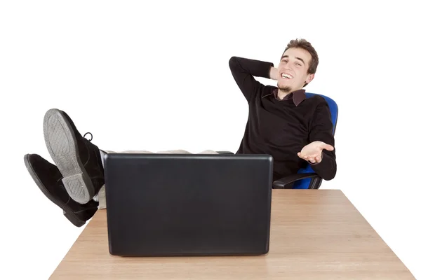 Sitting back — Stock Photo, Image