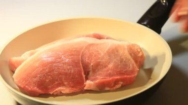 yemekler, ızgara et hazırlamak