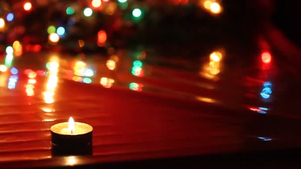 Decorações de um novo ano dinâmico, Natal — Vídeo de Stock