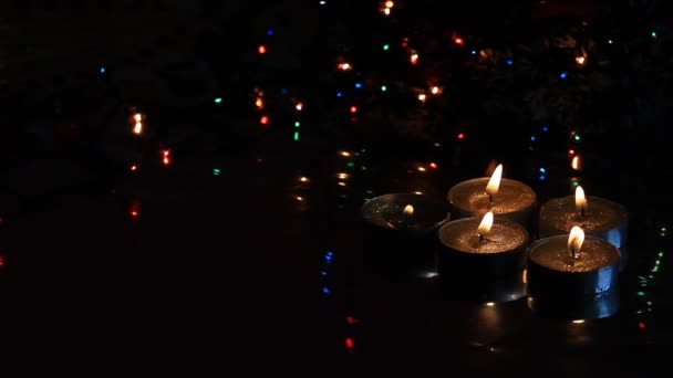 동적 새 해 장식, 크리스마스 — 비디오