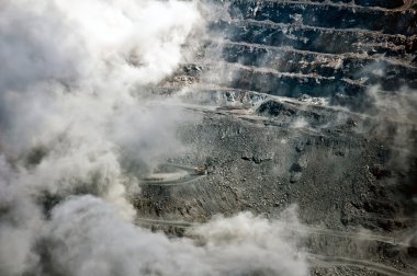 açık döküm mayın patlaması