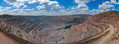 açık döküm Panoraması mayını