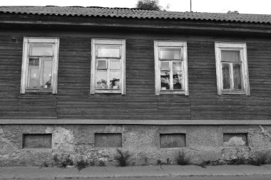 vyborg eski ahşap ev