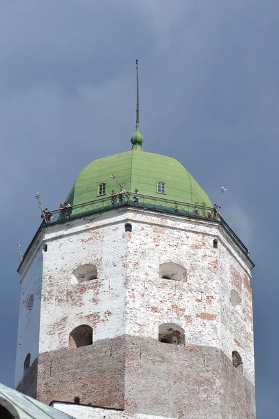 Turm der mittelalterlichen Burg — Stockfoto
