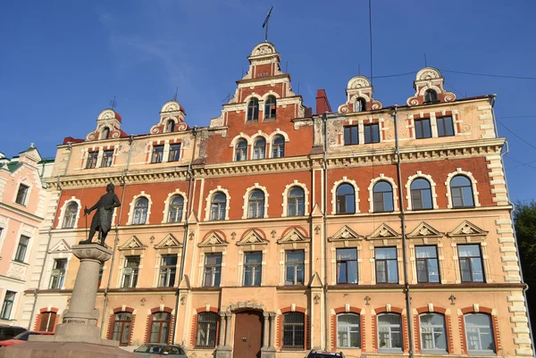 Vyborg eski evoude huis in vyborg — Stok fotoğraf