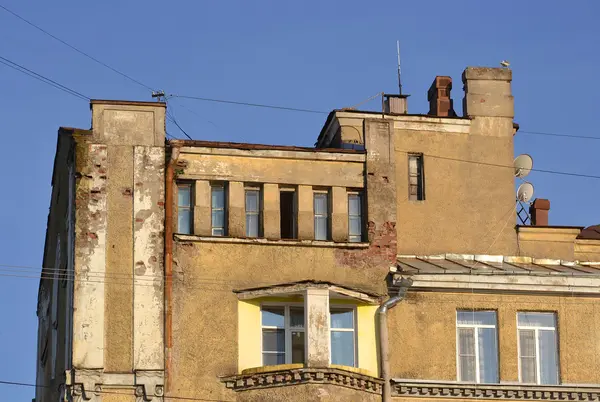 Vyborg eski evoude huis in vyborg — Stockfoto