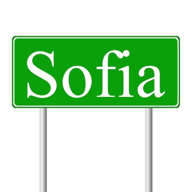 Sofya yeşil yol levhası