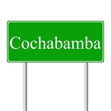 cachabamba yeşil yol levhası