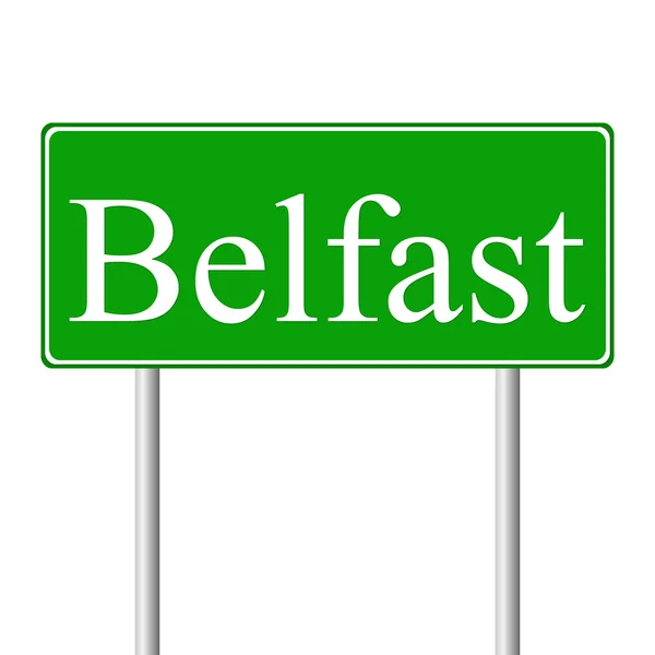 Белфастский зелёный знак — стоковый вектор