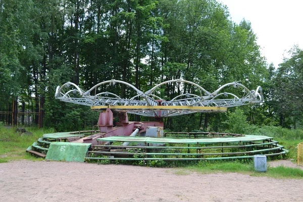 Old abandoned carousel — Stock Photo, Image