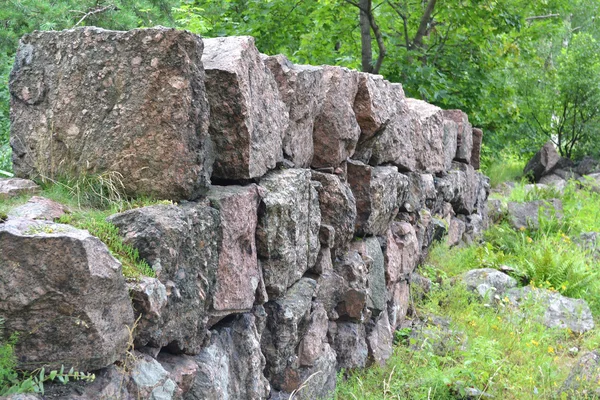 La recinzione di granito — Foto Stock
