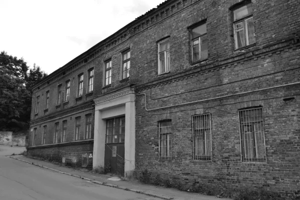 Et gammelt hjem i Vyborg. – stockfoto