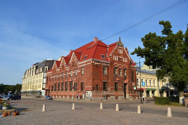 Vista de la parte antigua Vyborg — Foto de Stock