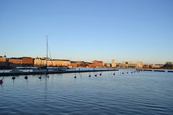 Nábřeží v helsinki, Finsko — Stock fotografie