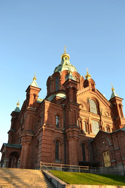 乌斯别斯基大教堂在芬兰赫尔辛基 — 图库照片