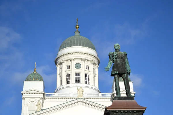 Rusça Çar alexander II, helsinki heykeli — Stok fotoğraf