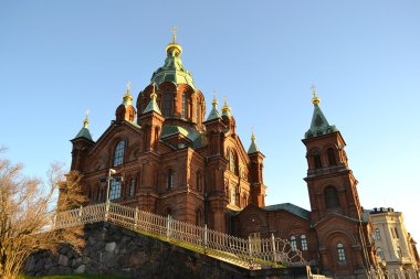 Uspenski Katedrali'ne helsinki Finlandiya