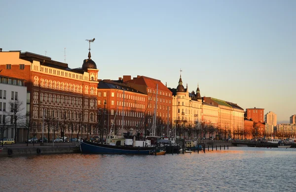 Embankment en Helsinki, Finlandia — Foto de Stock