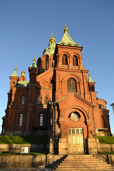 Uspenski Cathedral in Helsinki Finland — Stock Photo, Image