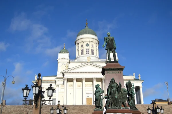 Statue of Russian czar Alexander II, Helsinki — Stock Photo, Image