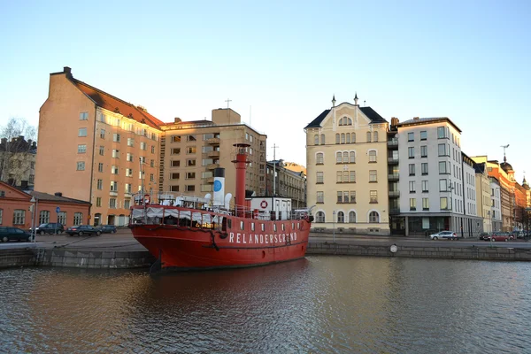 Nábřeží v helsinki, Finsko — Stock fotografie