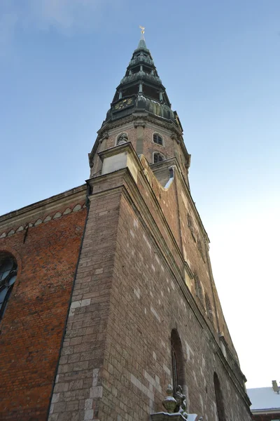 Der Blick auf den Turm in Riga — Stockfoto