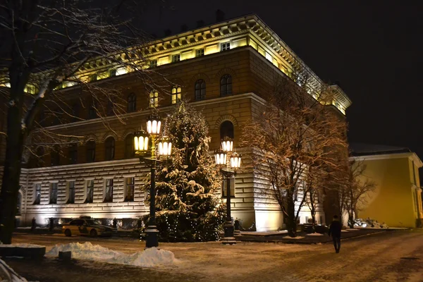 Noche Riga — Foto de Stock