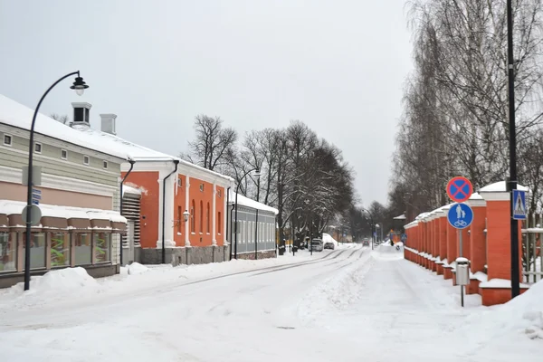 Straat in hamina — Stockfoto