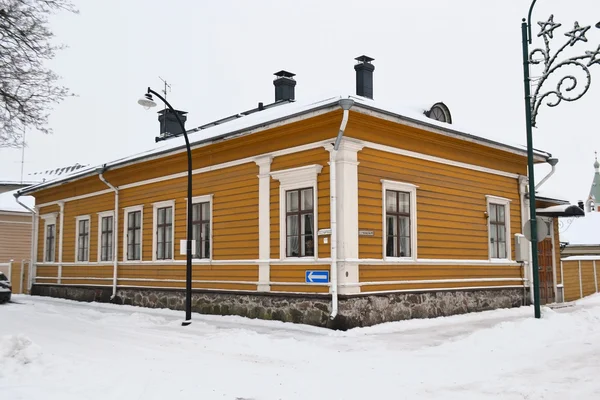 Vackra trähus i Fredrikshamn — Stockfoto