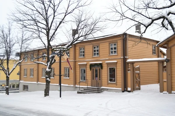 Edifício antigo em Lappeenranta, Finlândia — Fotografia de Stock