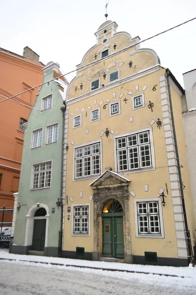 Maisons dans la vieille ville, Riga — Photo