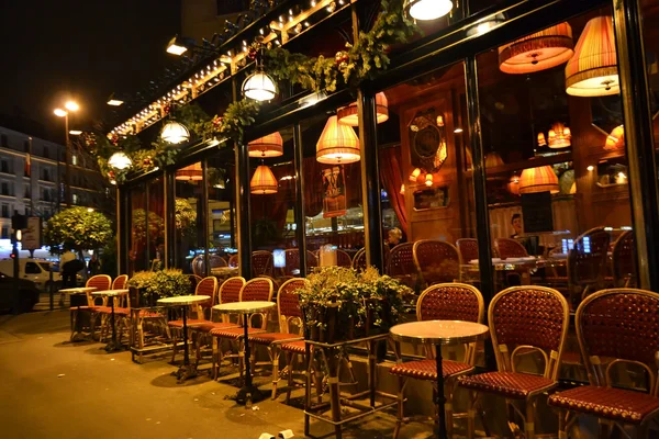 Straatcafé in Parijs — Stockfoto