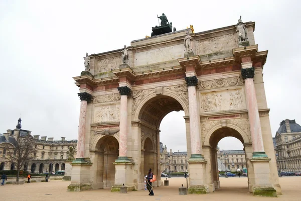 Arcul de Triumf du Caroussel, Paris — Fotografie, imagine de stoc