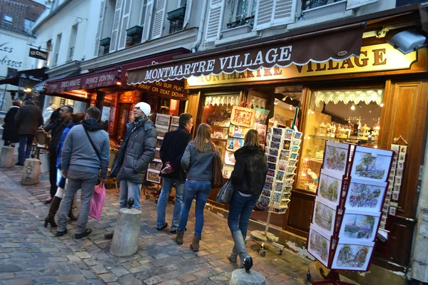 Straße in Montmartre — Stockfoto